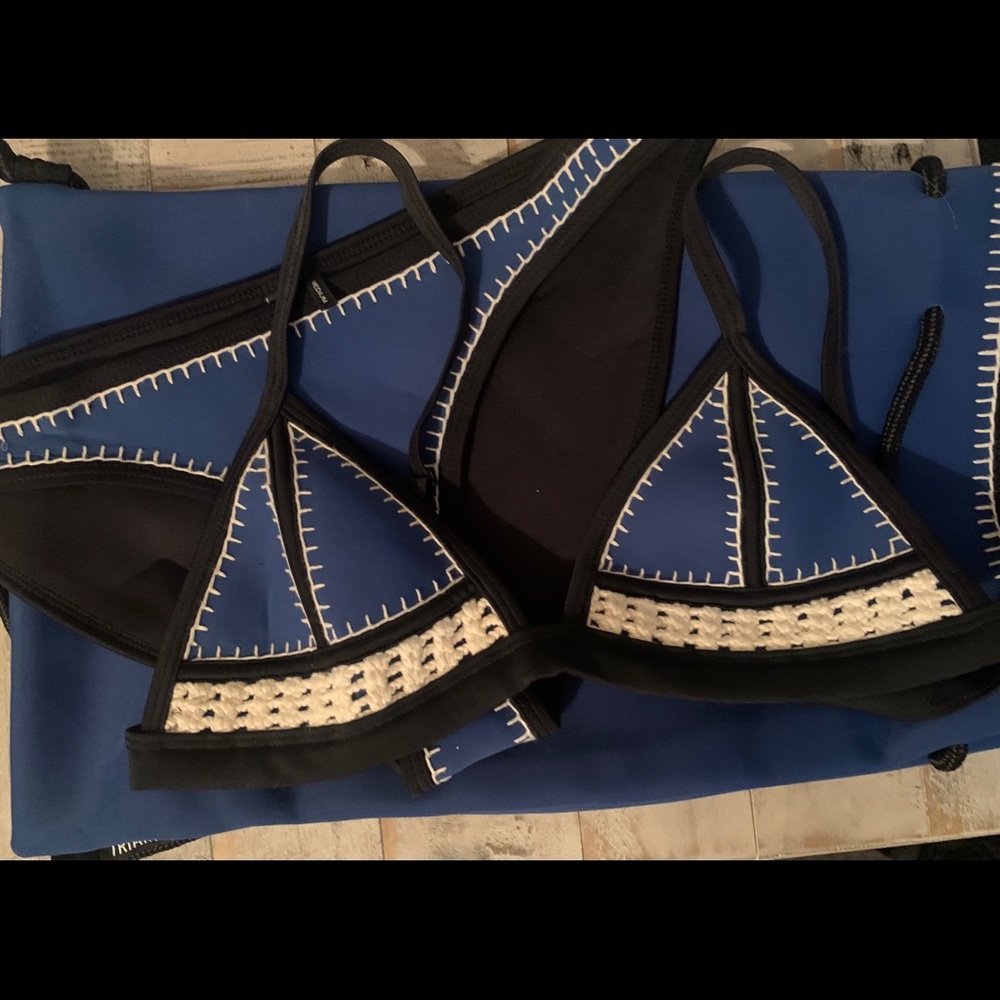 Blue Triangl bikini - worn twice